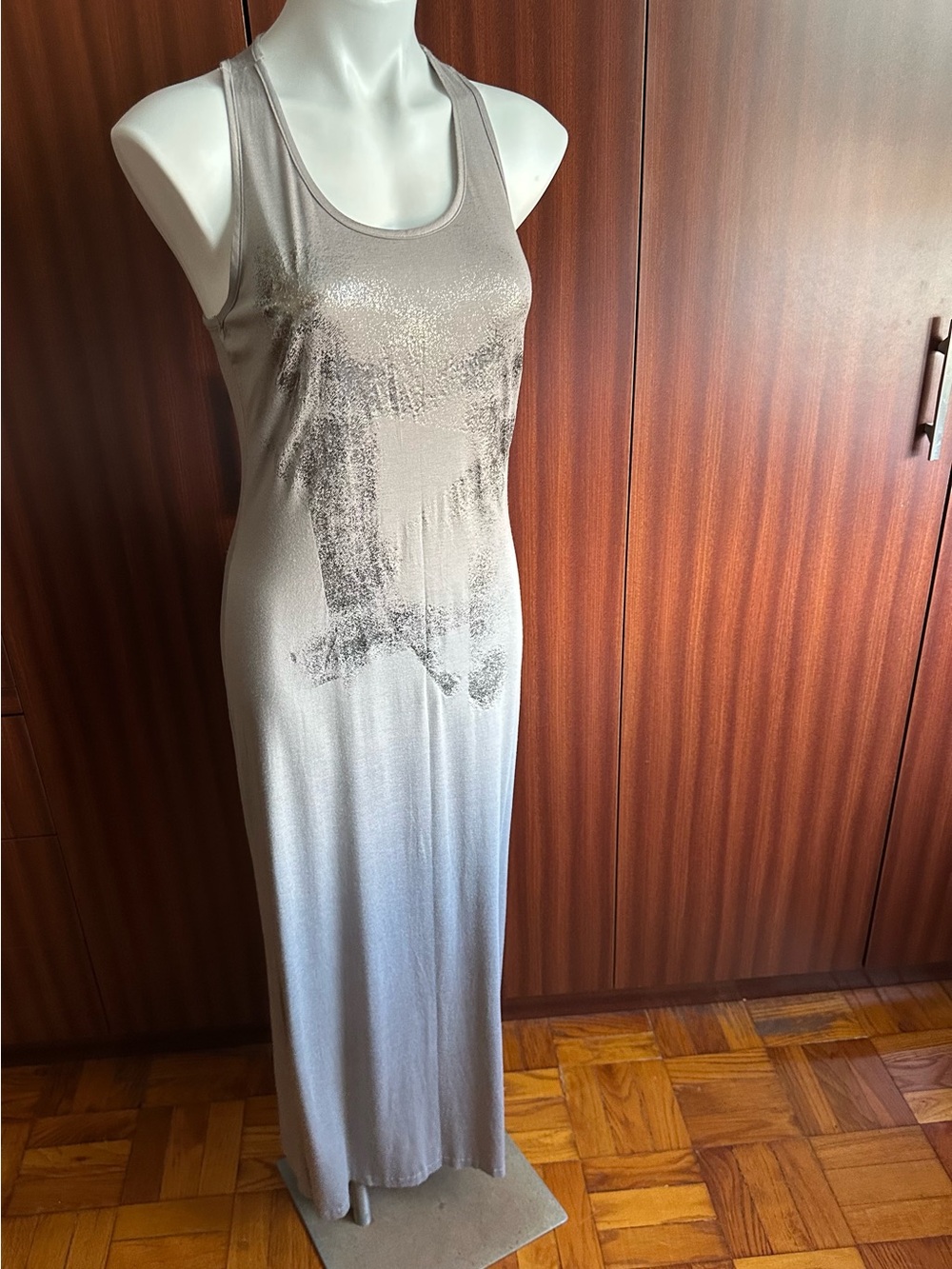 New SOPRANO maxi dress with abstract graphic print .Size M. Made in USA.